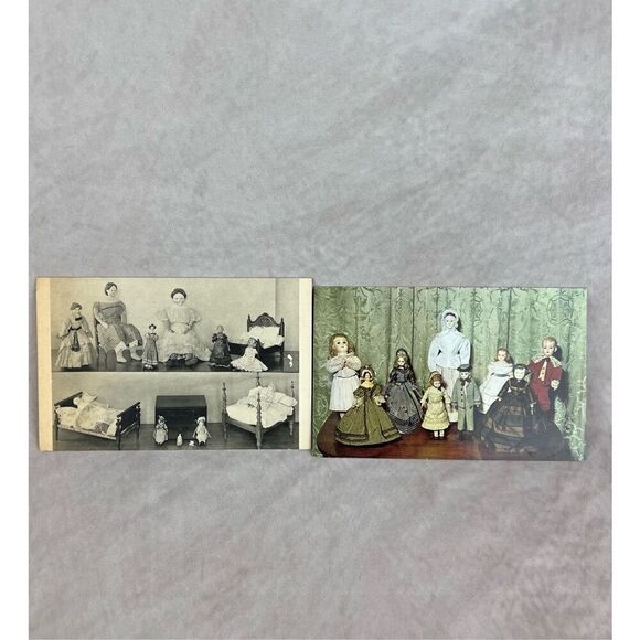 Vintage Oddity Dolls The Valentine Museum Richmond, VA Postcards - Picture 1 of 4